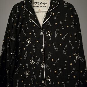 PJ Salvage Champagne Flannel Pajamas